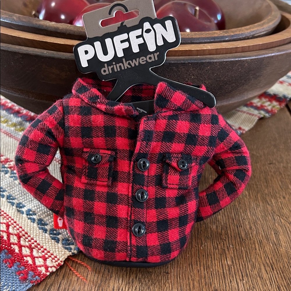 Puffin Coozie Drink Holder NWT